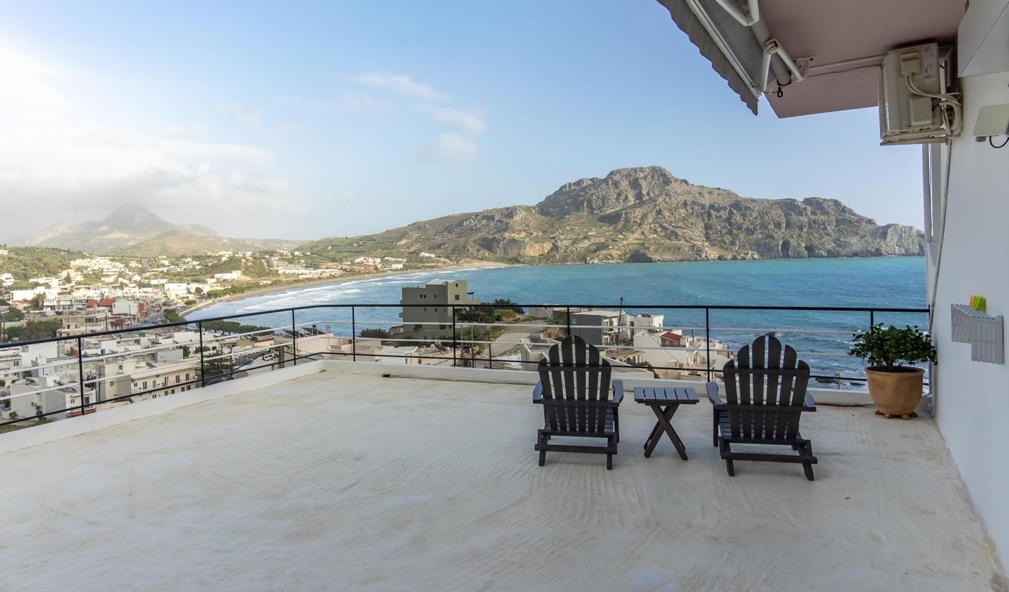 Plakias Penthouse Apt الغرفة الصورة